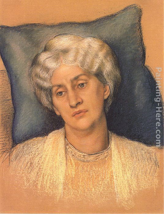 Portrait of Jane Morris (Study for The Hourglass)
